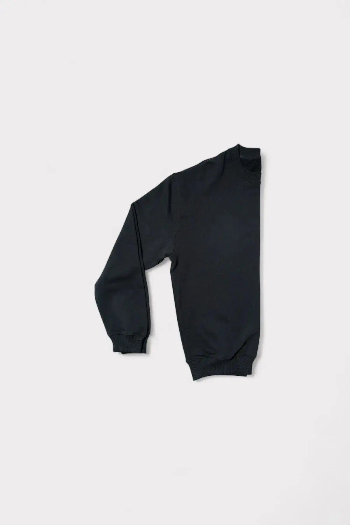 Crewneck Pullover in Schwarz 