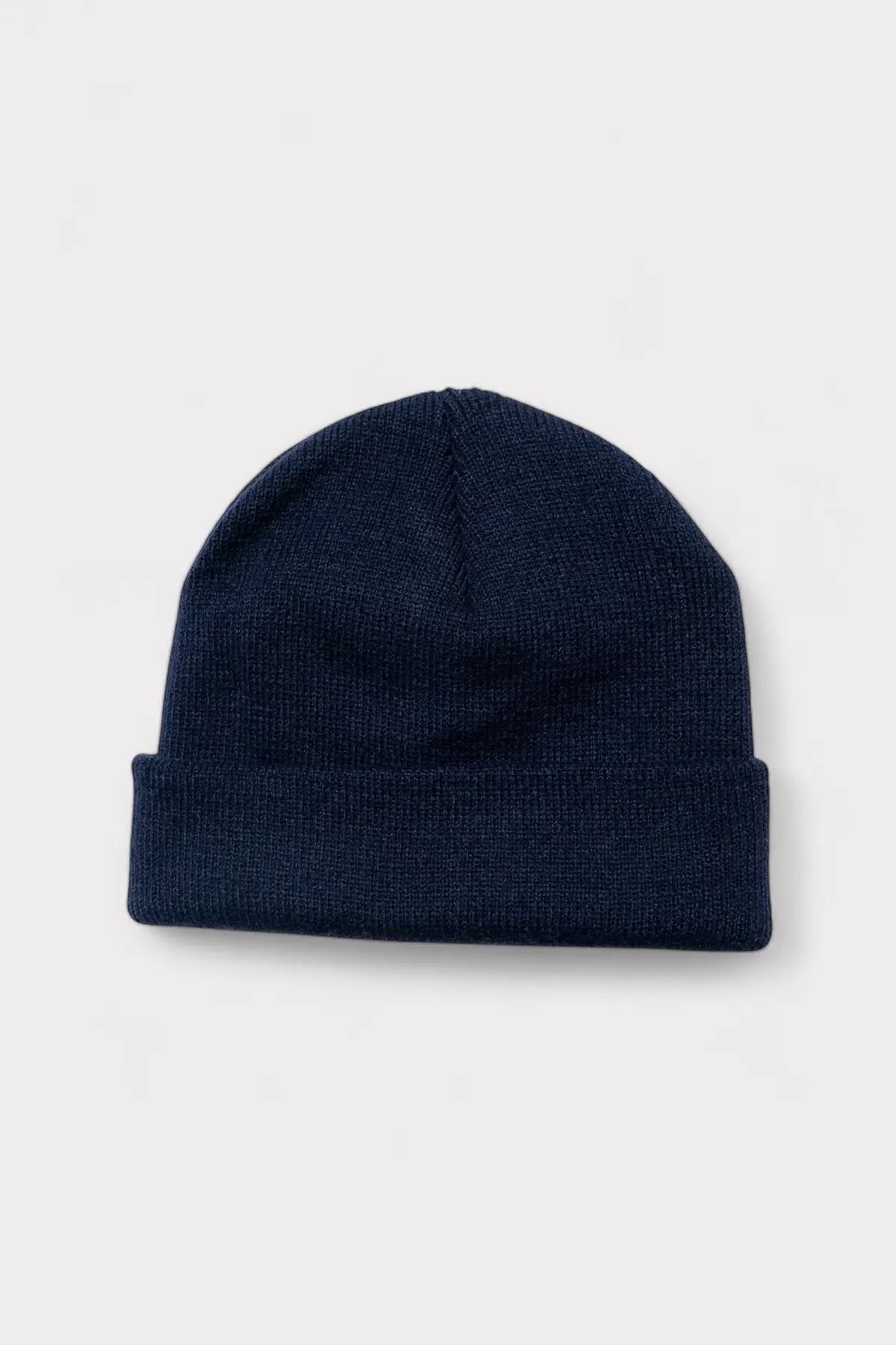 blaue Beanie Mütze