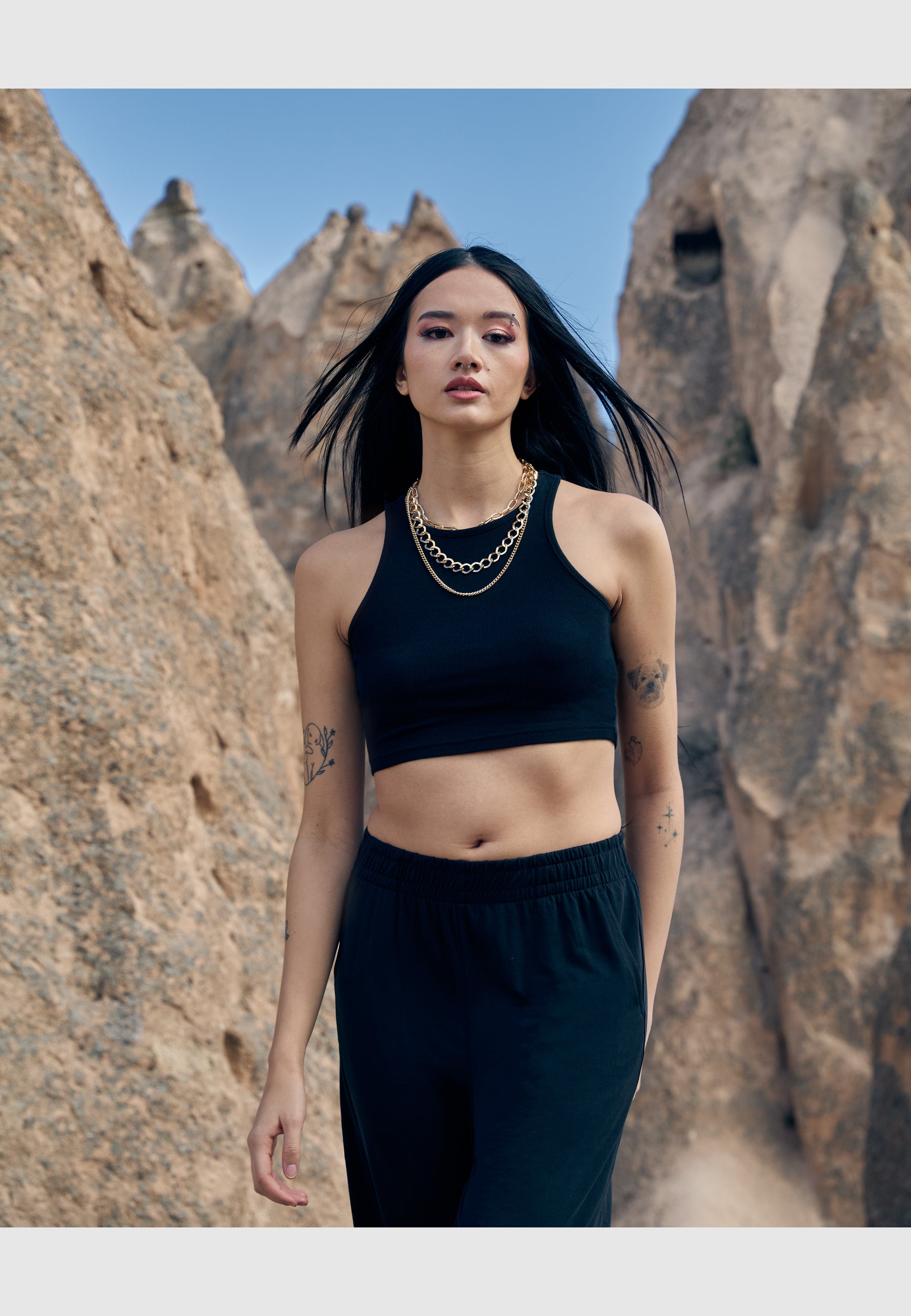 Cropped Rib Top