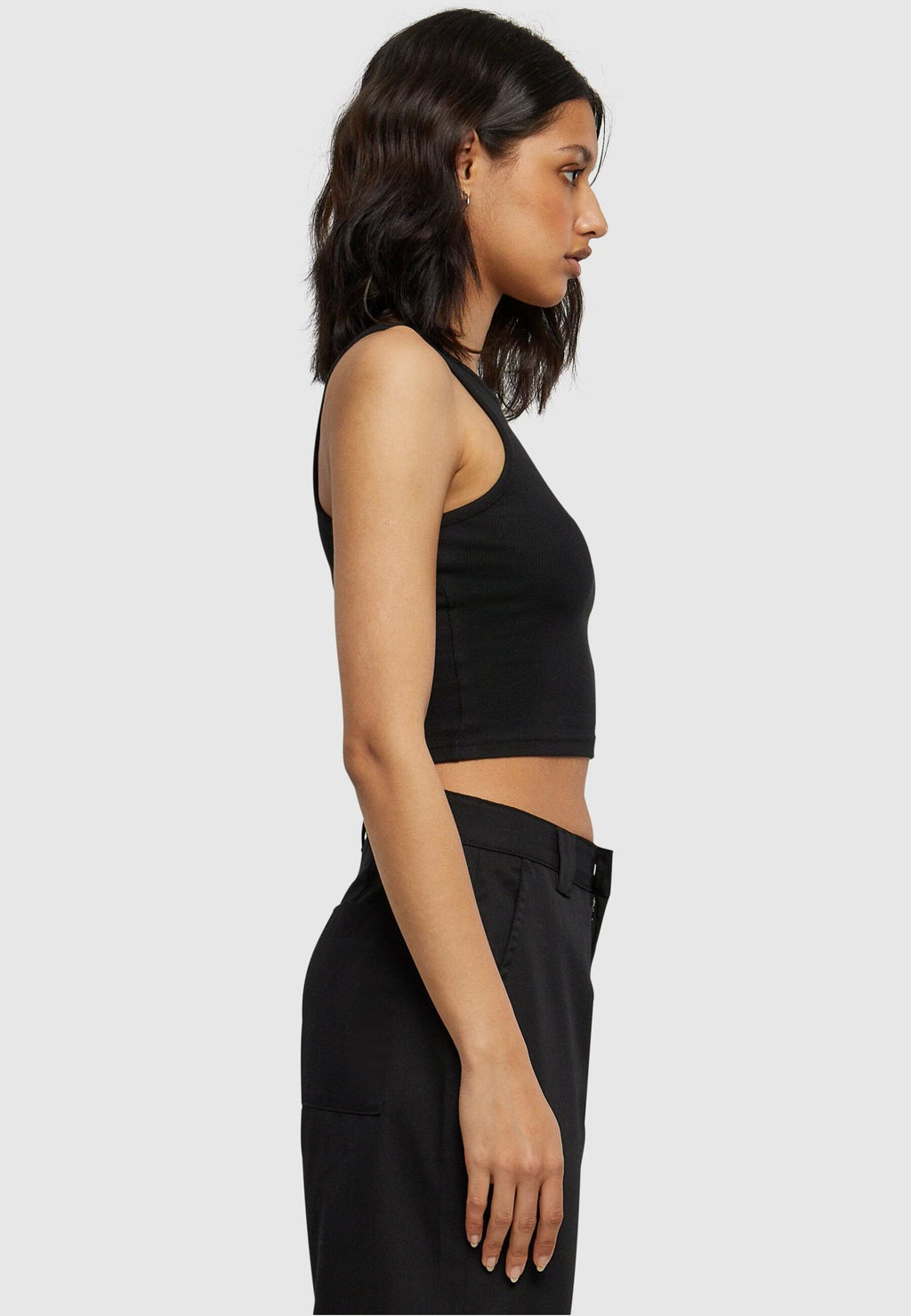Cropped Rib Top