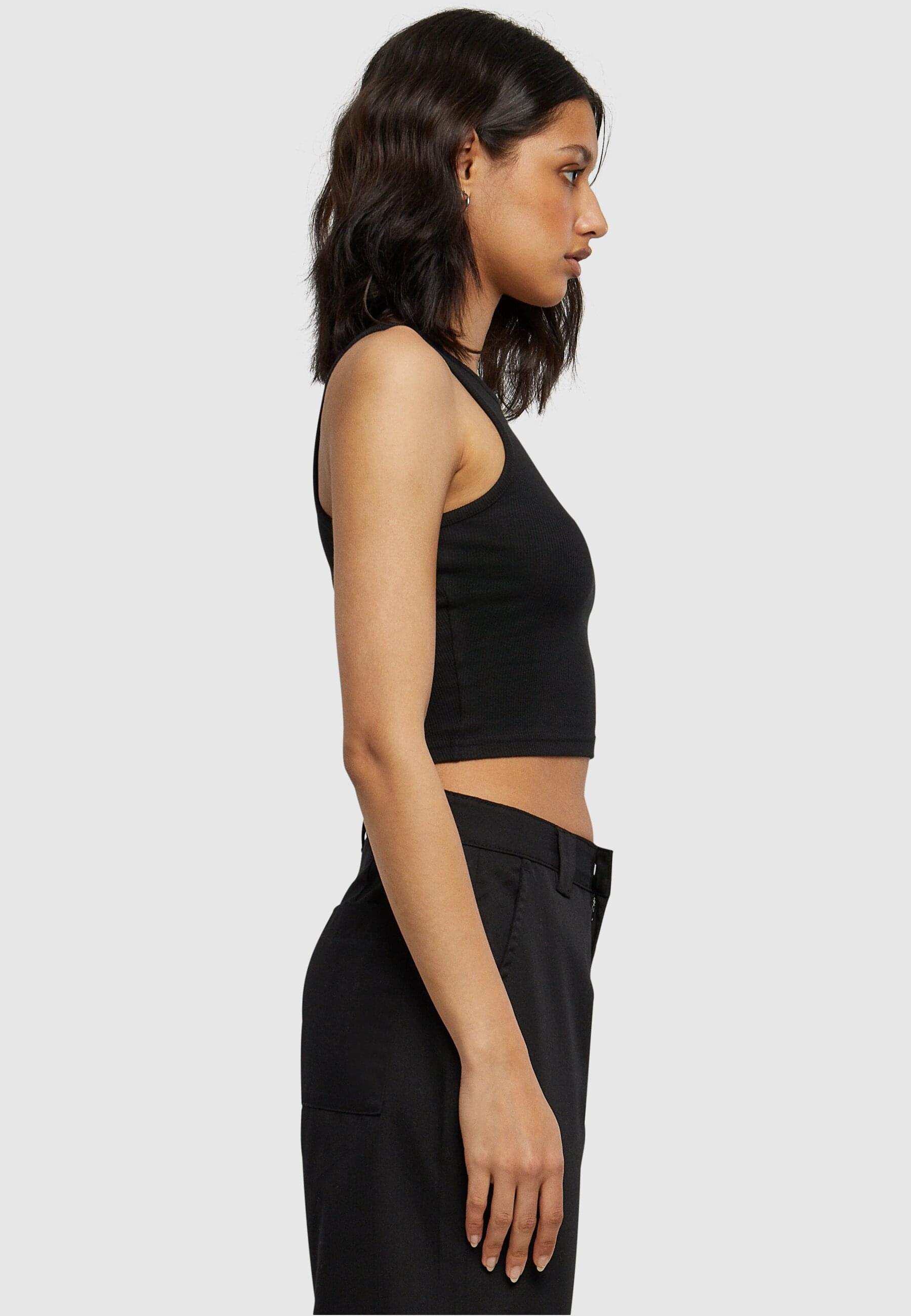 Cropped Rib Top