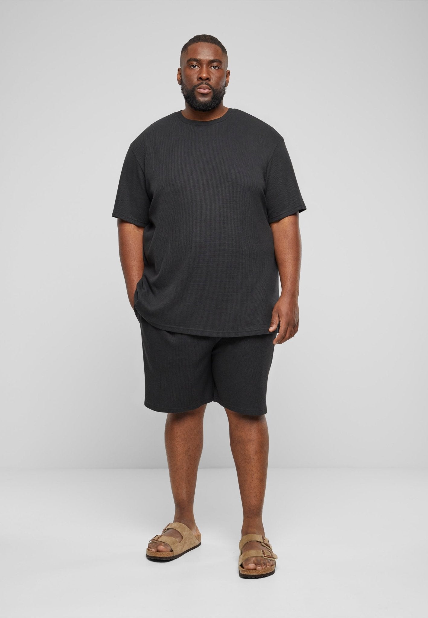 T-Shirt mit Waffelstruktur - BestofBasics
