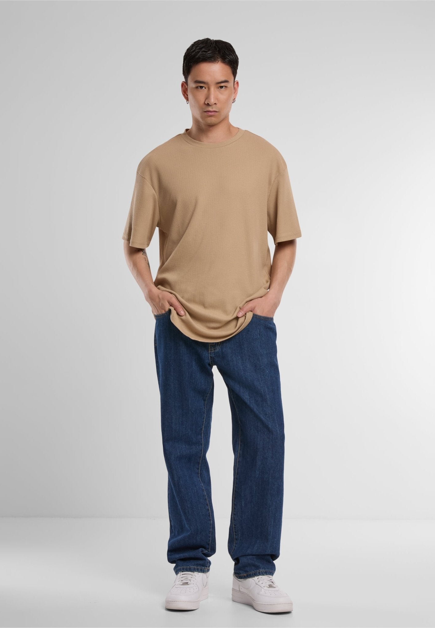 T-Shirt mit Waffelstruktur - BestofBasics