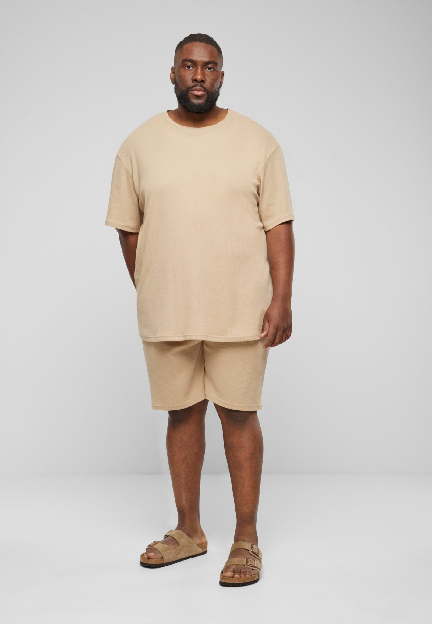 T-Shirt mit Waffelstruktur - BestofBasics