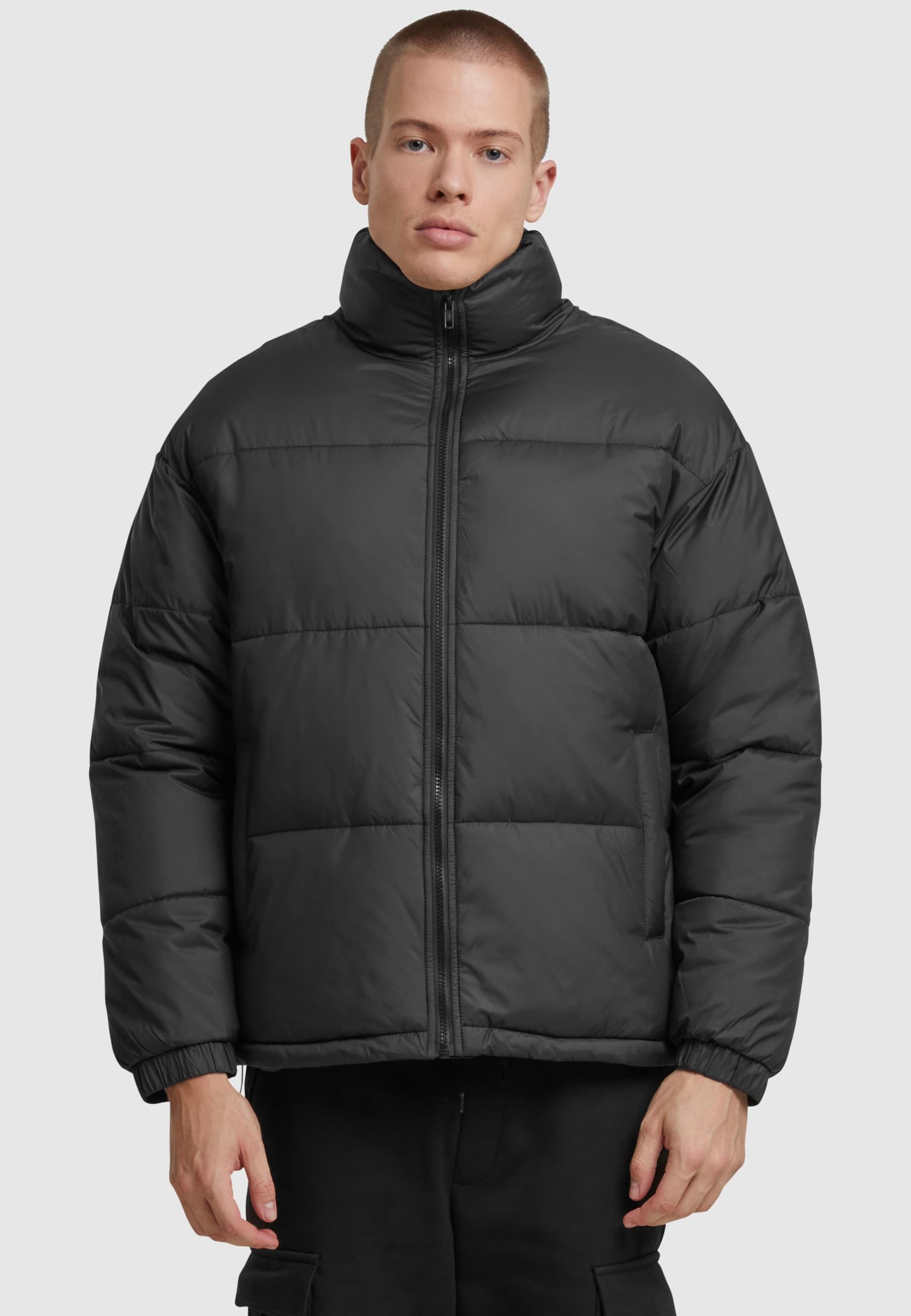 Urban Classics Basic Puffer Jacke mit Kragen - BestofBasics