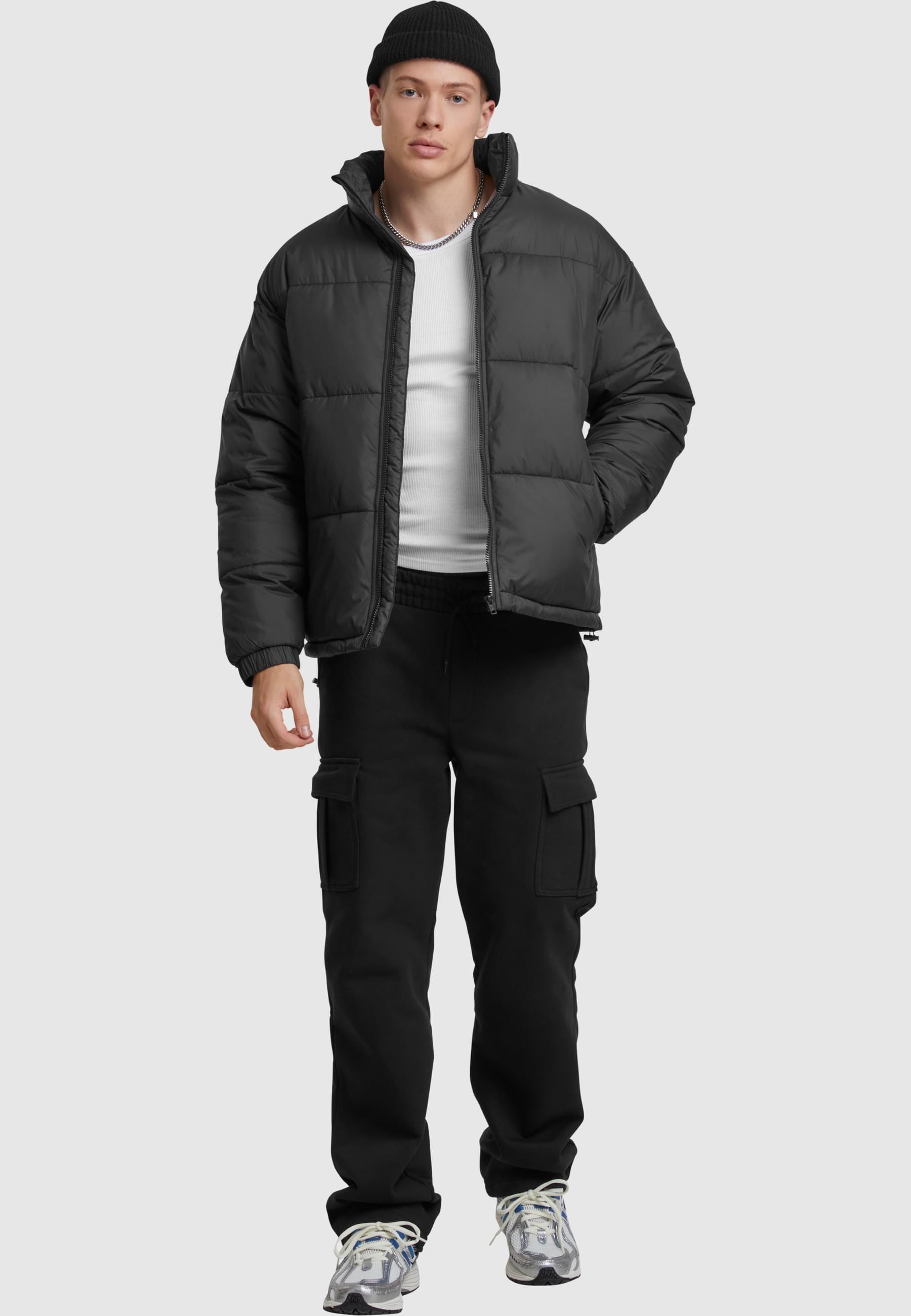 Urban Classics Basic Puffer Jacke mit Kragen - BestofBasics