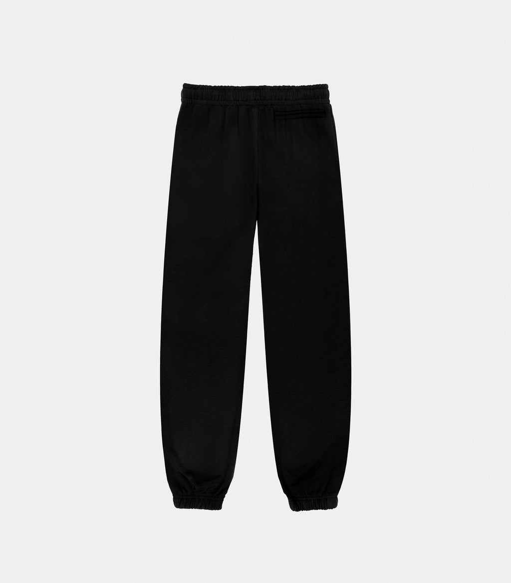 Nachhaltige Premium Bio Baumwoll Unisex Jogginghose (Schwarz) - BestofBasics